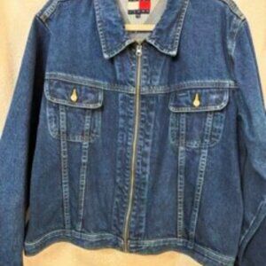 Tommy Hilfiger blue denim jacket NWOT Size XL